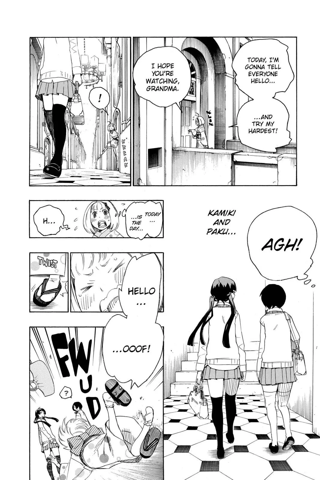Blue Exorcist, chapter 5, page 2
