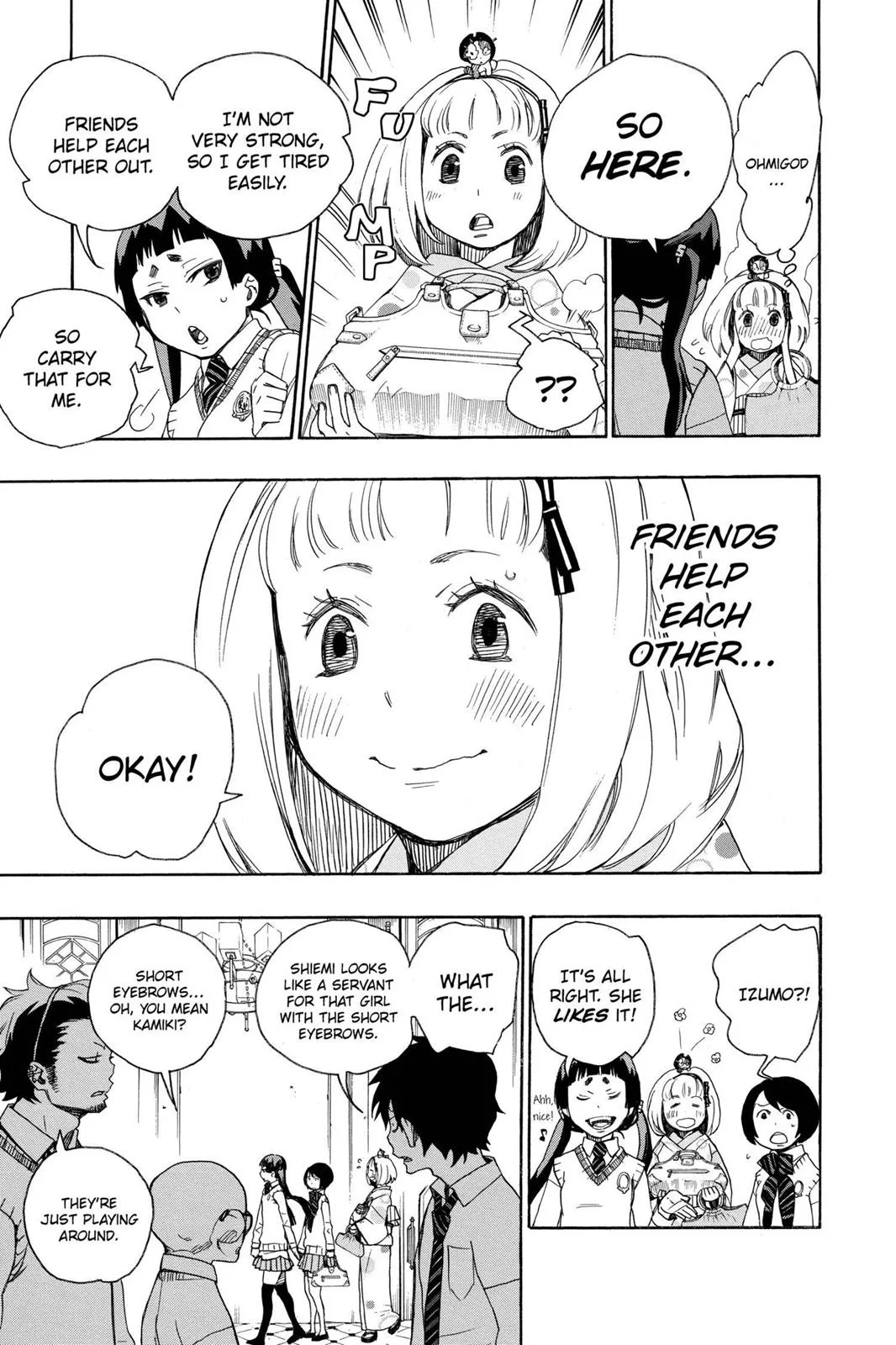 Blue Exorcist, chapter 5, page 19