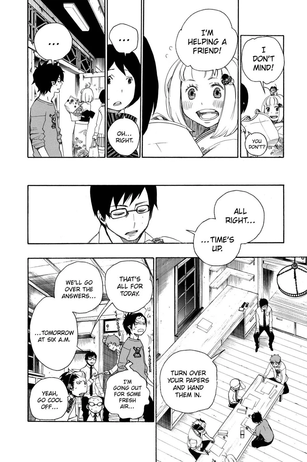 Blue Exorcist, chapter 5, page 22