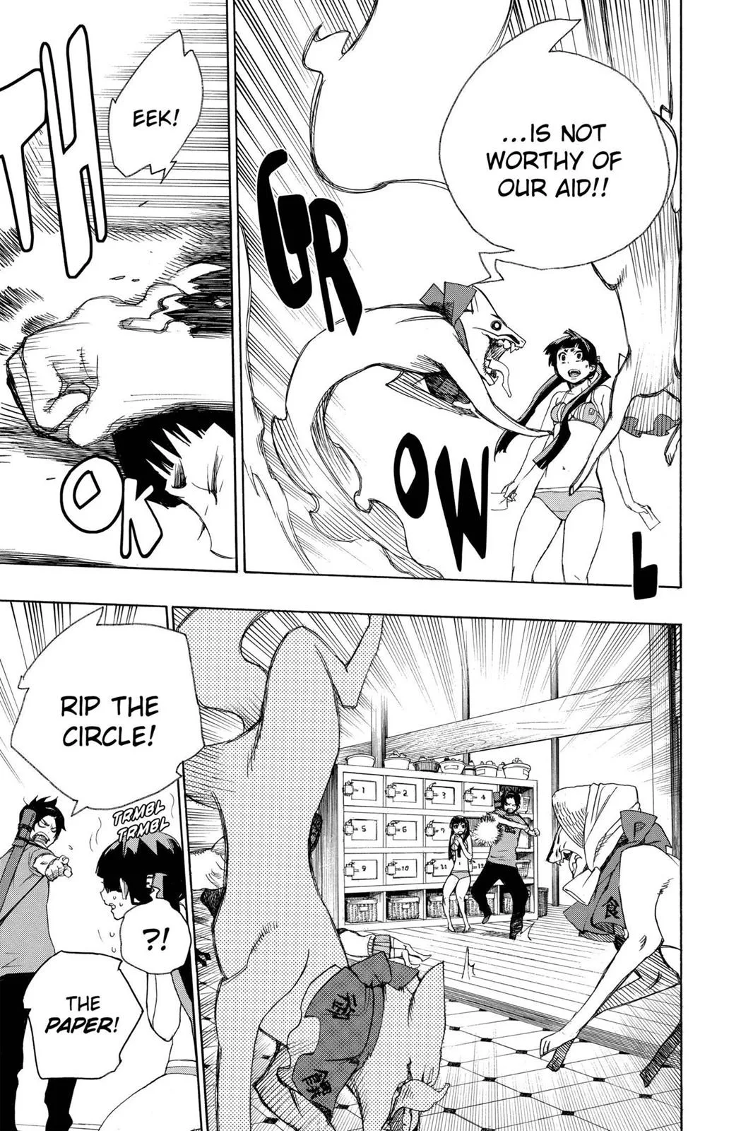 Blue Exorcist, chapter 5, page 35