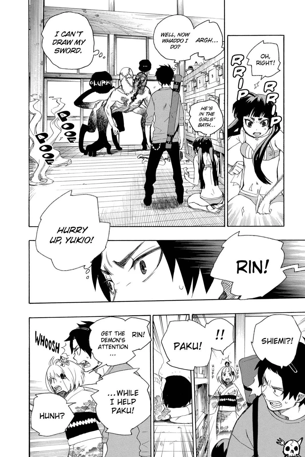 Blue Exorcist, chapter 5, page 36