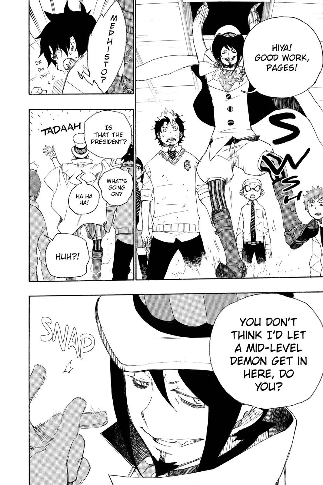 Blue Exorcist, chapter 7, page 2
