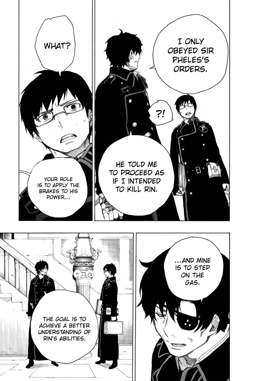 Blue Exorcist, chapter 7, page 11