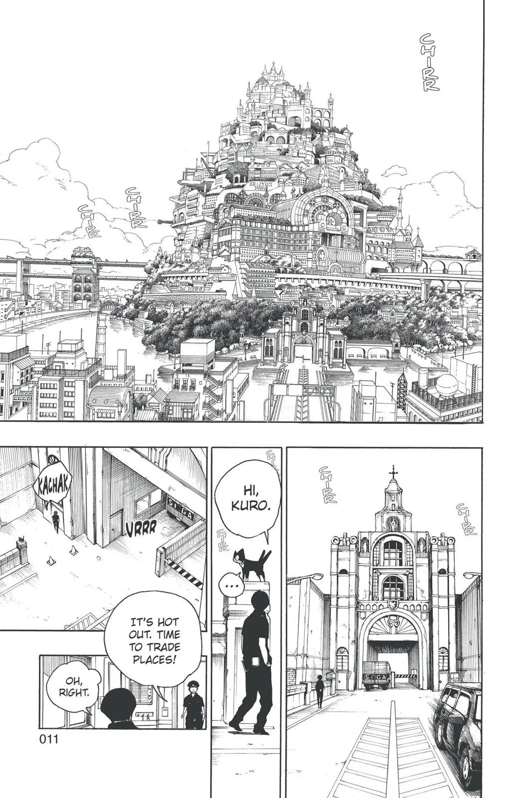 Blue Exorcist, chapter 8, page 11