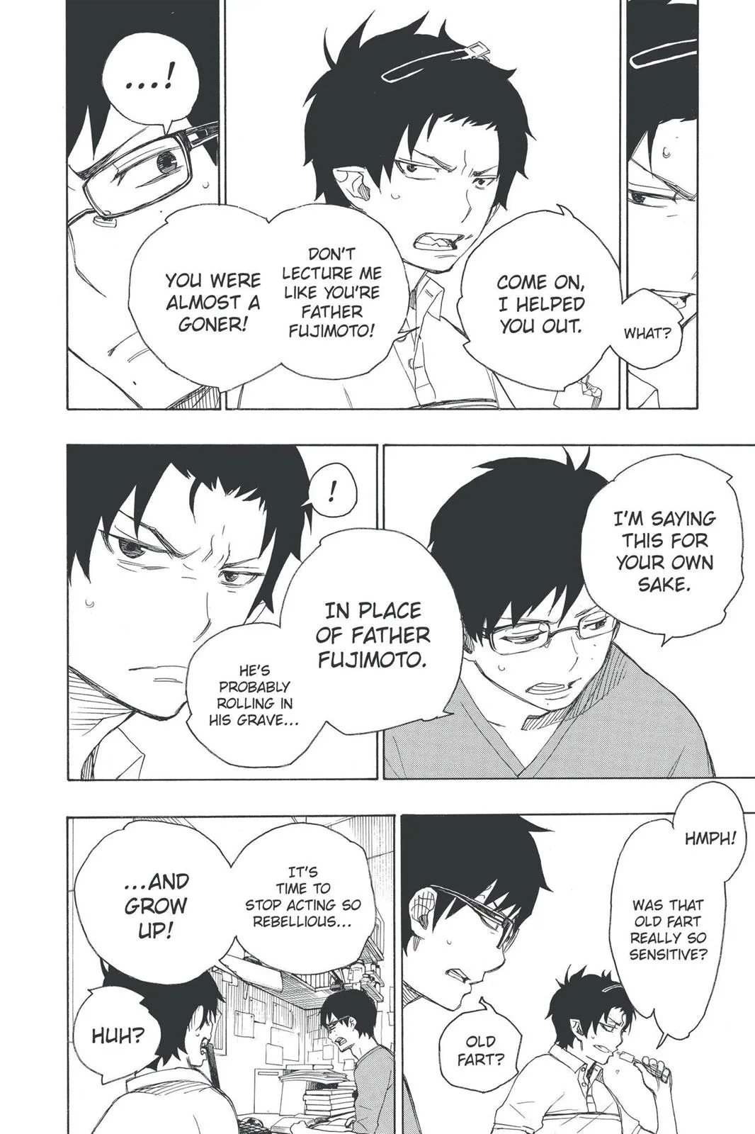 Blue Exorcist, chapter 8, page 18
