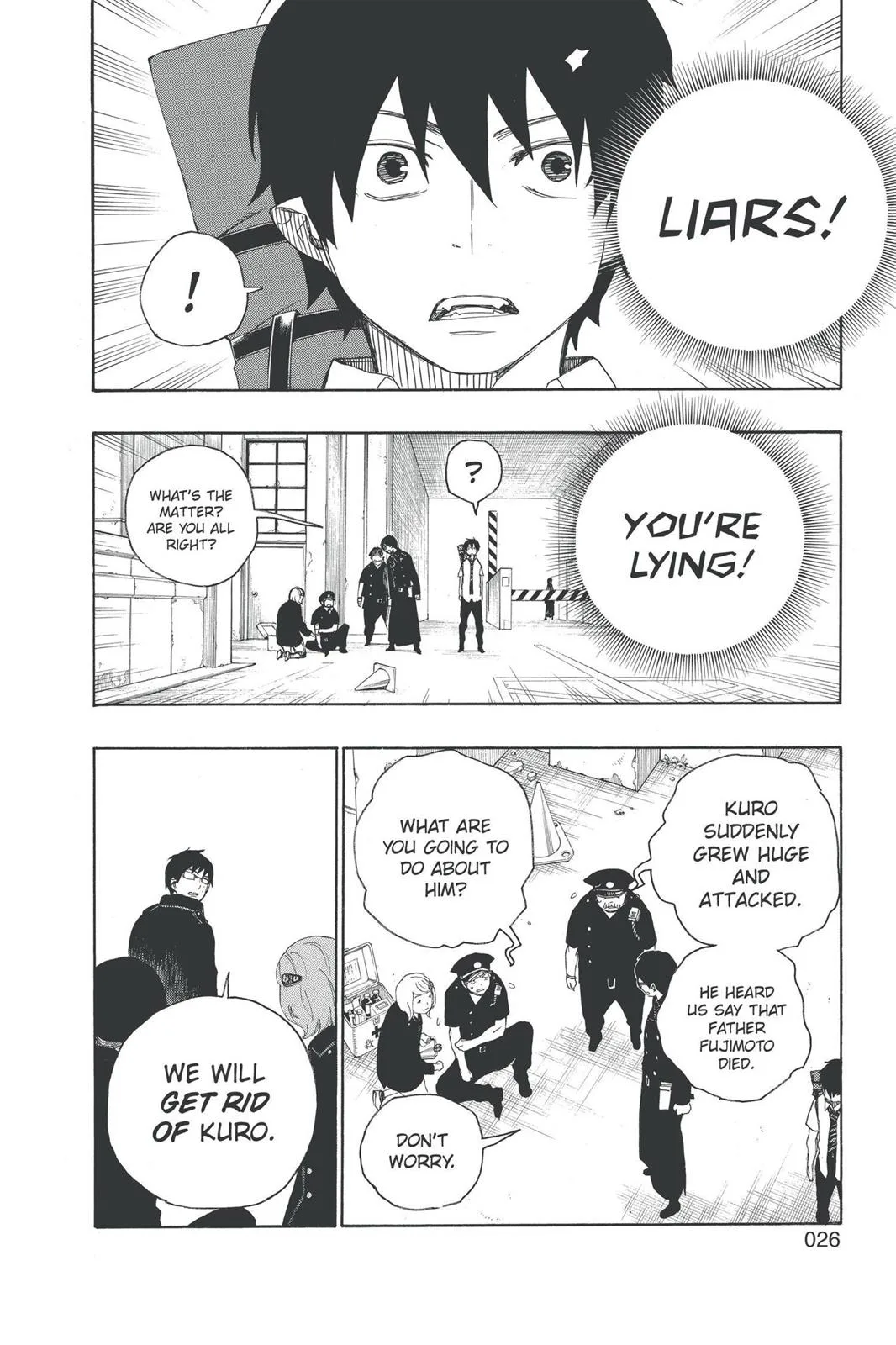 Blue Exorcist, chapter 8, page 26