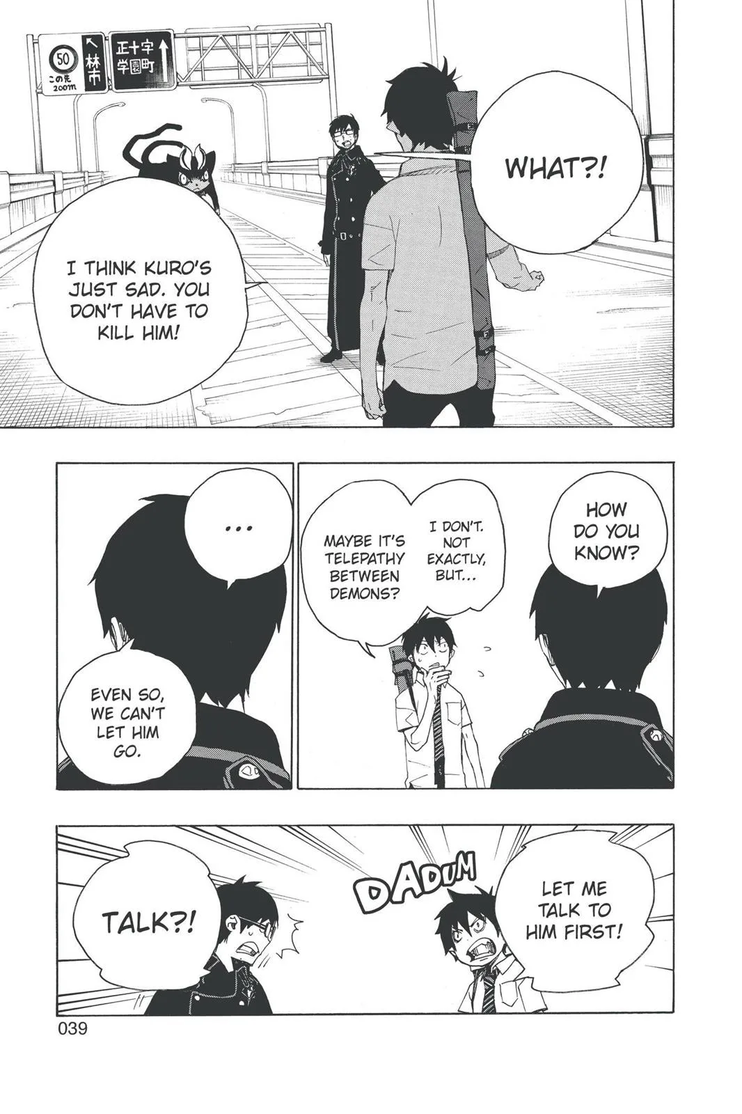 Blue Exorcist, chapter 8, page 39