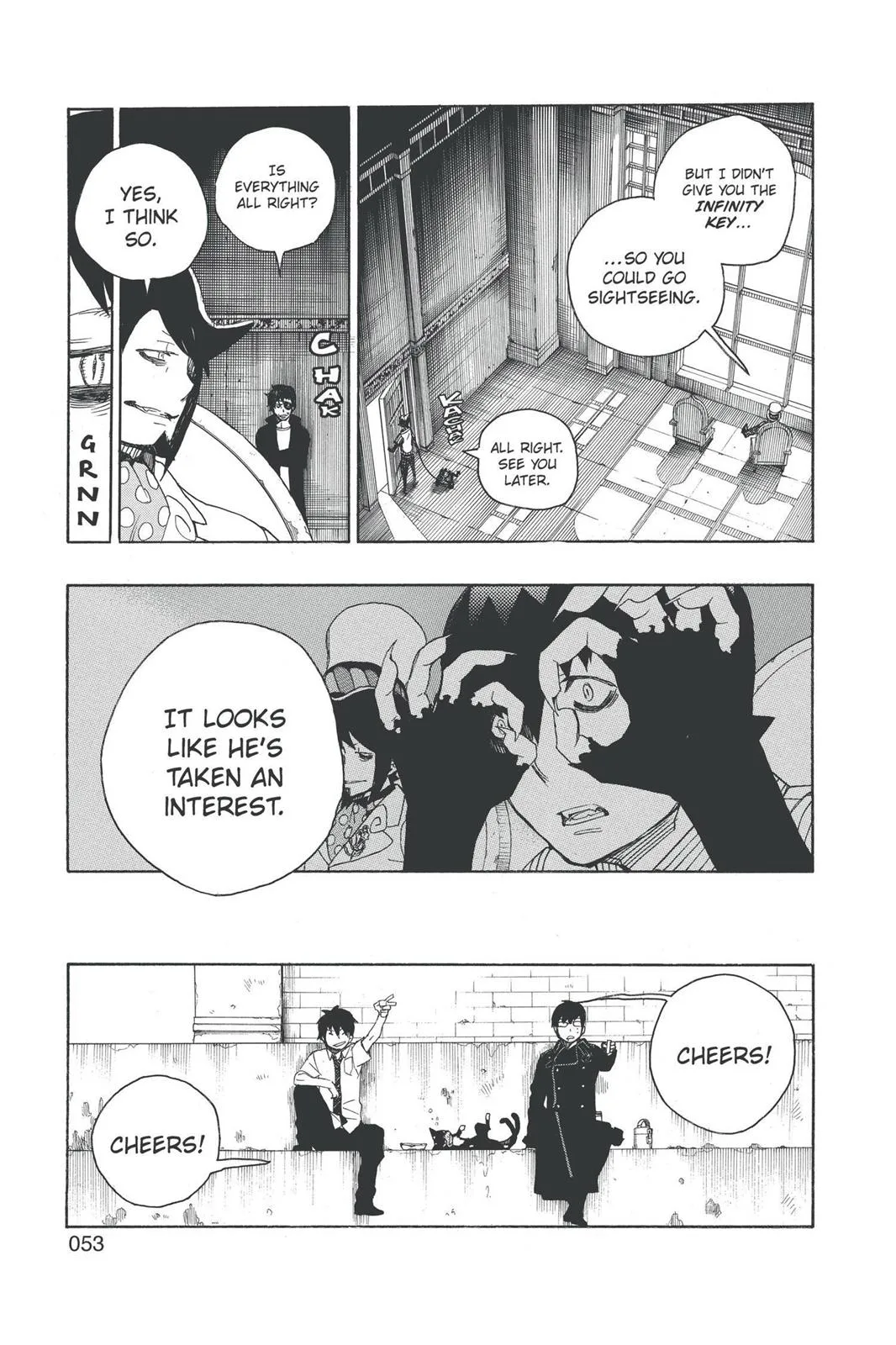 Blue Exorcist, chapter 8, page 53