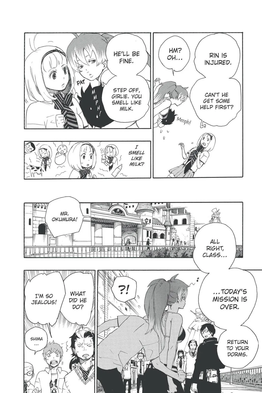 Blue Exorcist, chapter 10, page 4