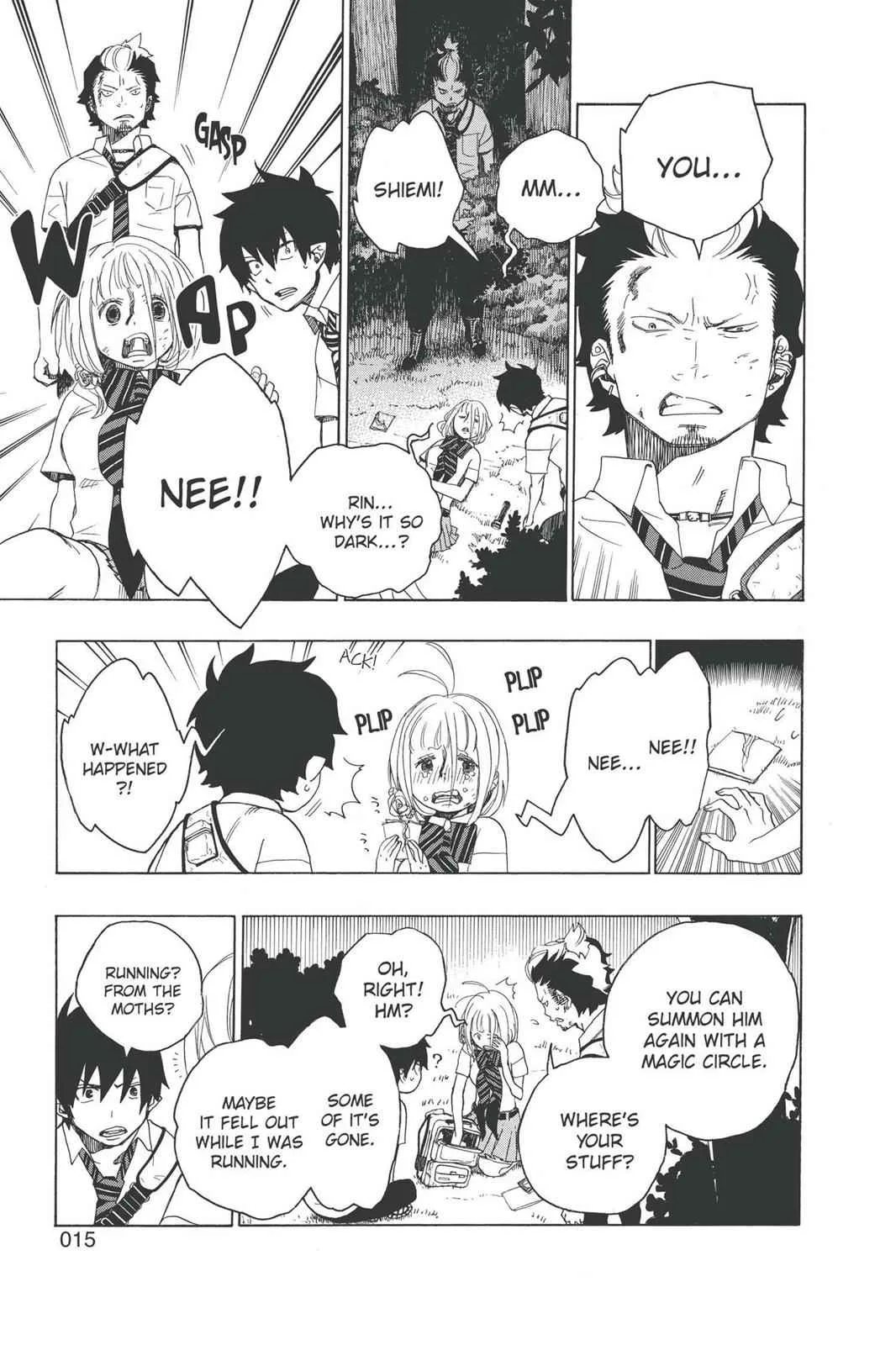 Blue Exorcist, chapter 12, page 15