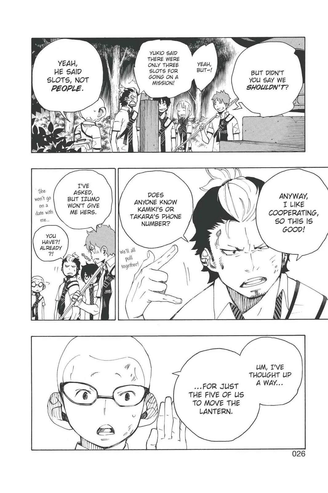 Blue Exorcist, chapter 12, page 25