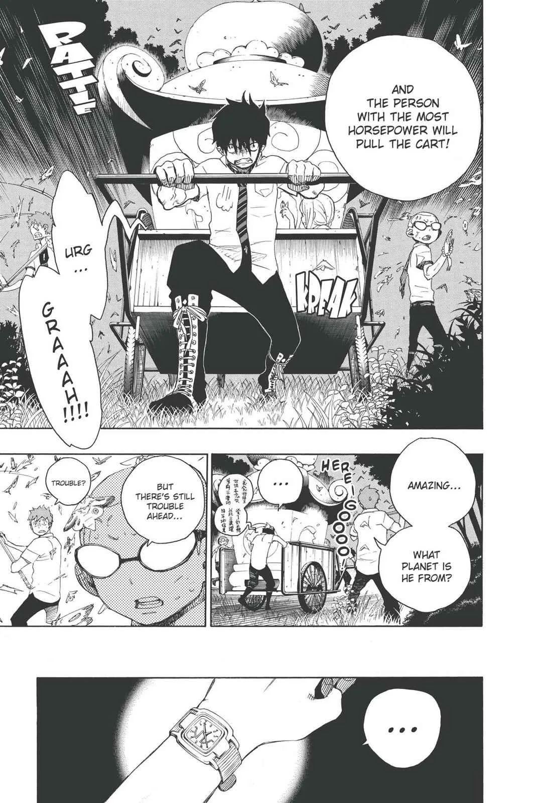 Blue Exorcist, chapter 12, page 28