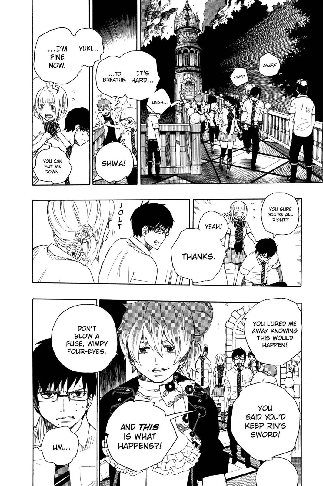 Blue Exorcist, chapter 14, page 6