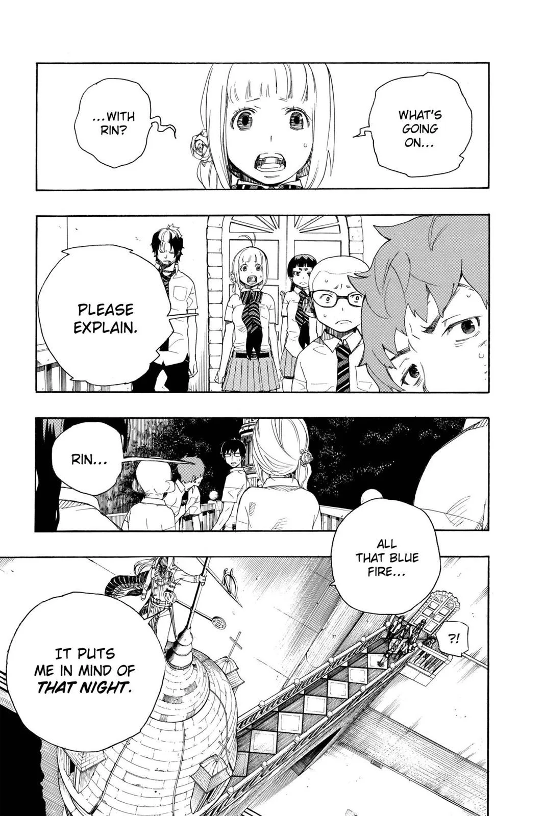 Blue Exorcist, chapter 14, page 7