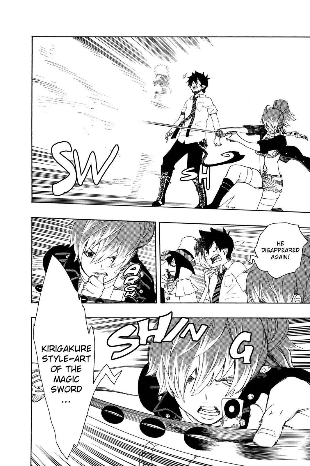 Blue Exorcist, chapter 14, page 16