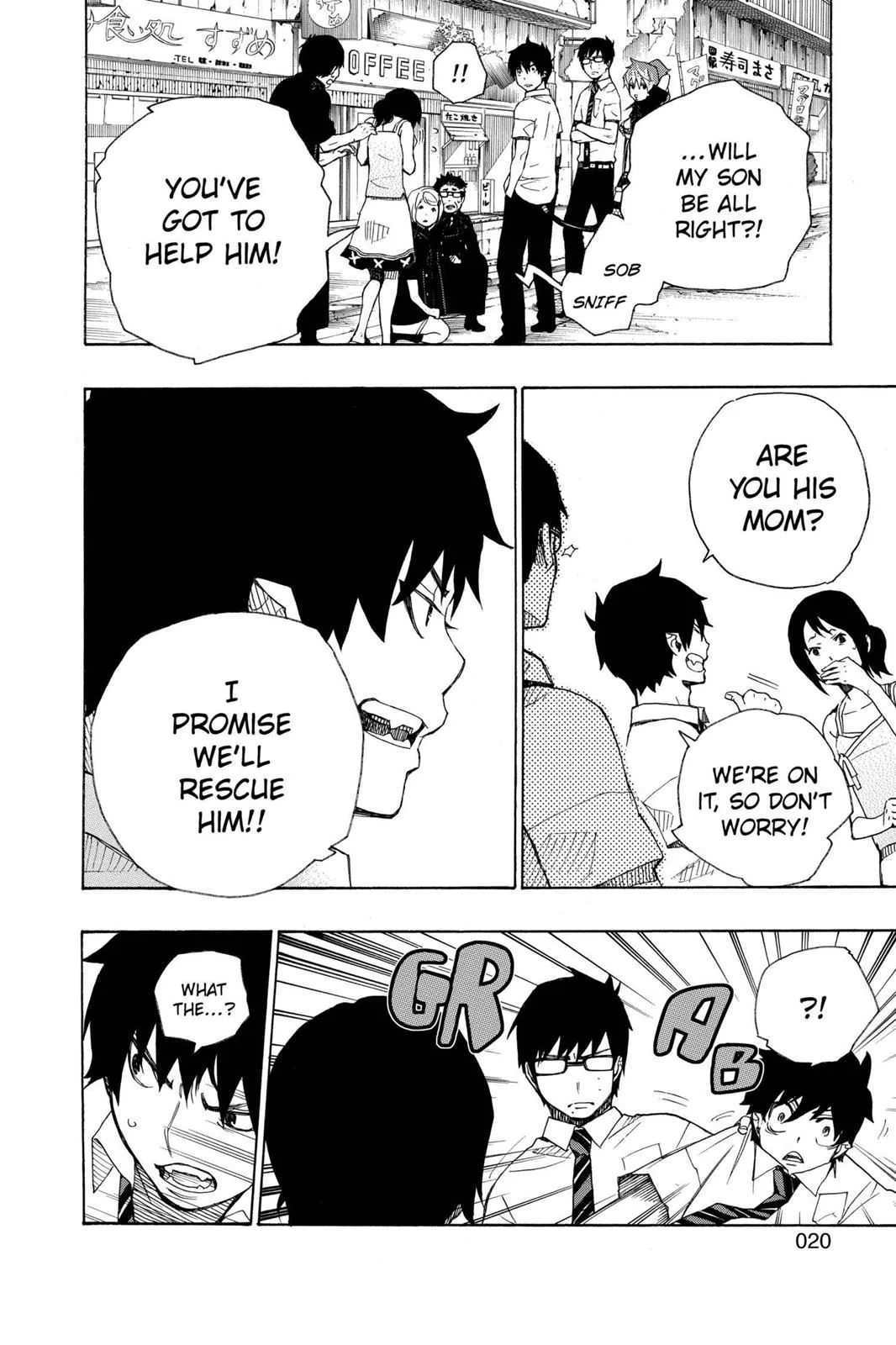 Blue Exorcist, chapter 16, page 20