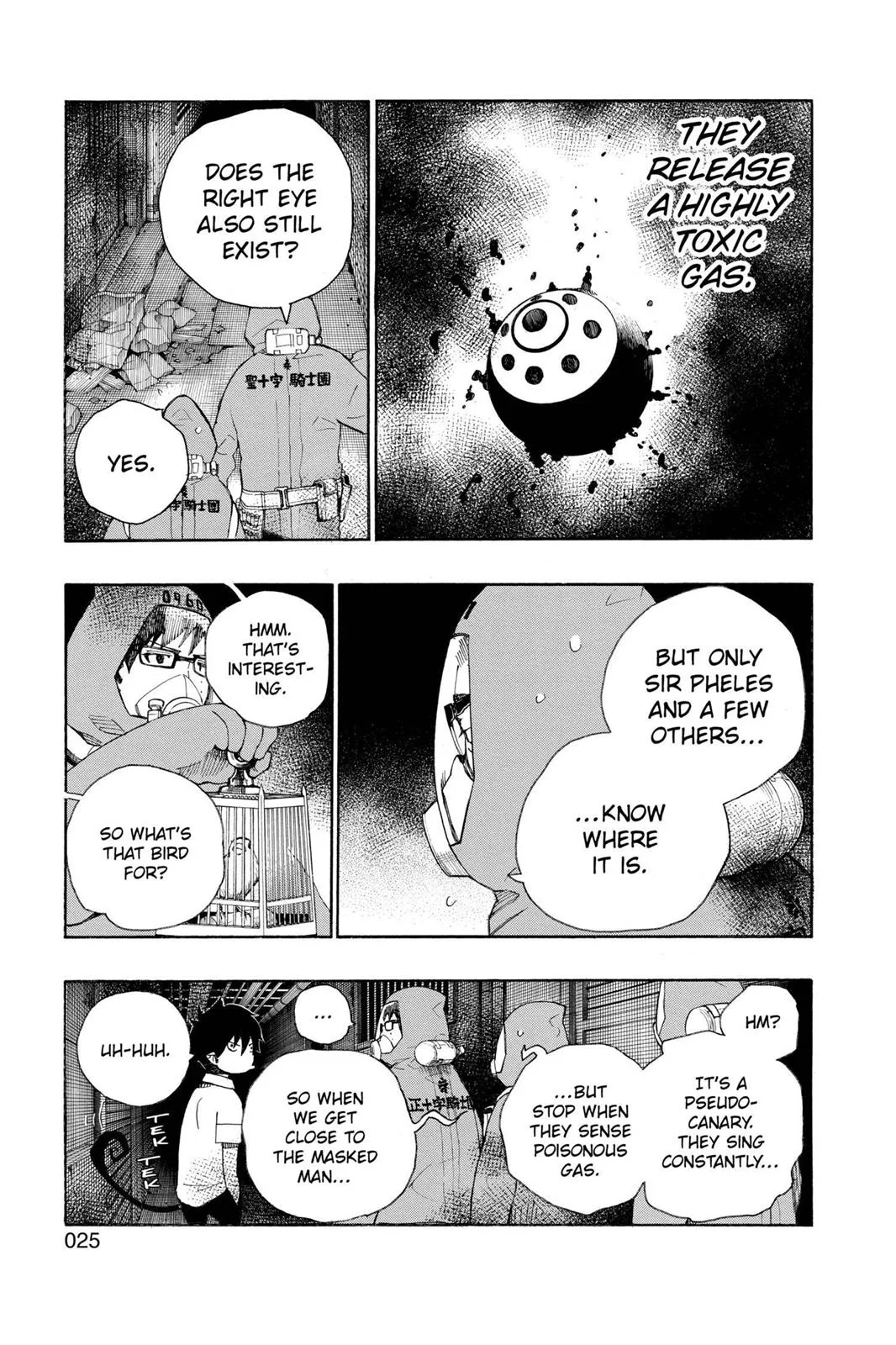 Blue Exorcist, chapter 16, page 25