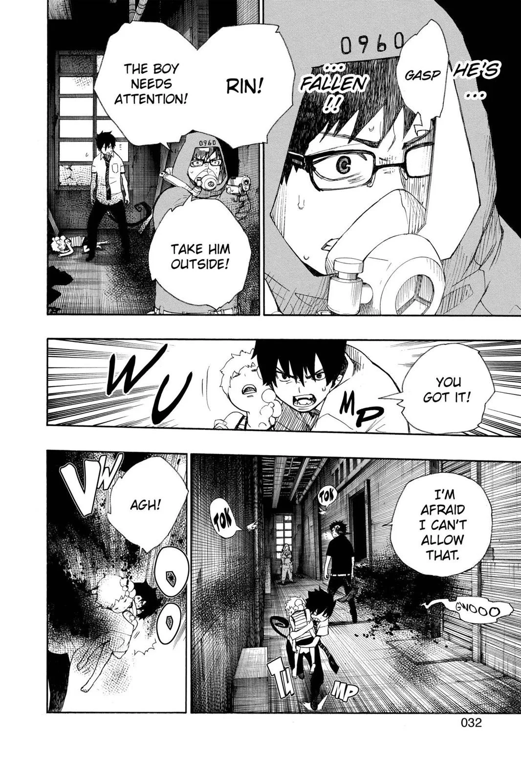 Blue Exorcist, chapter 16, page 32
