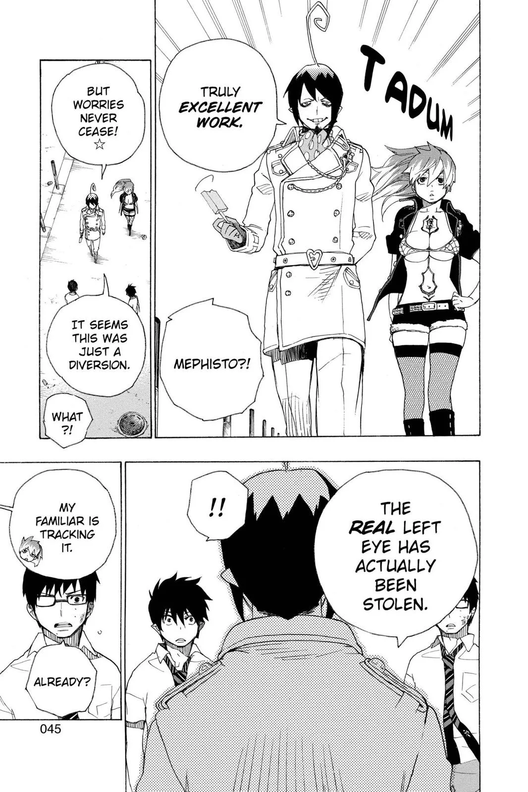 Blue Exorcist, chapter 16, page 45