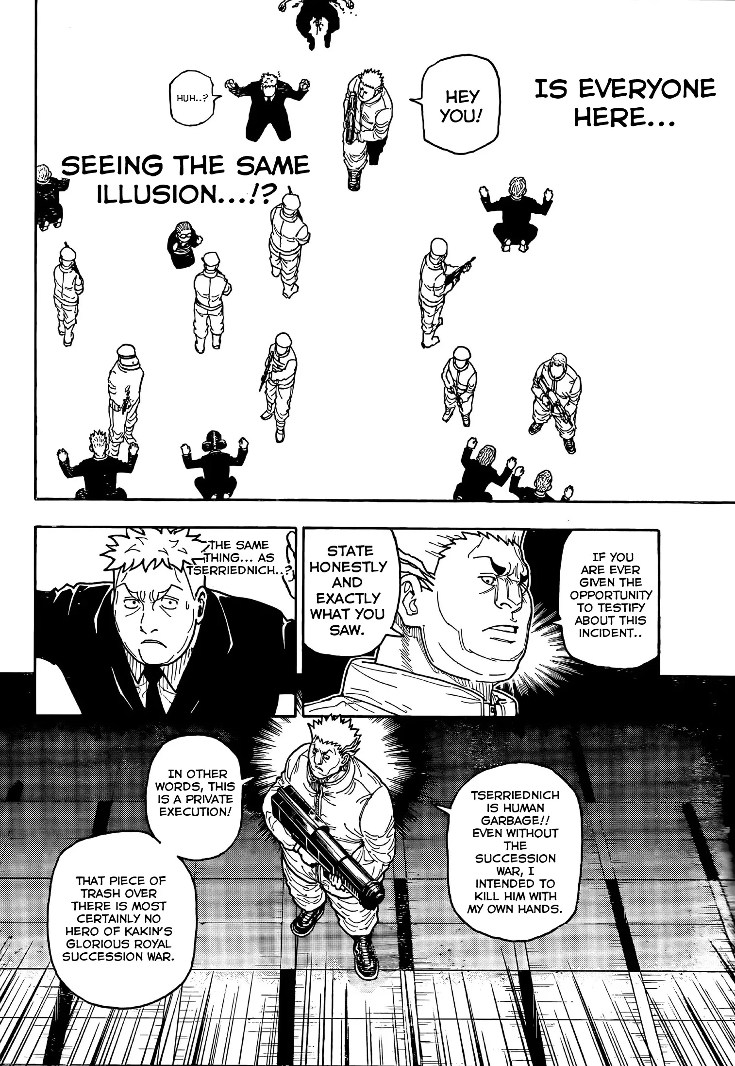 Hunter x Hunter Colored Manga, chapter 417, page 4