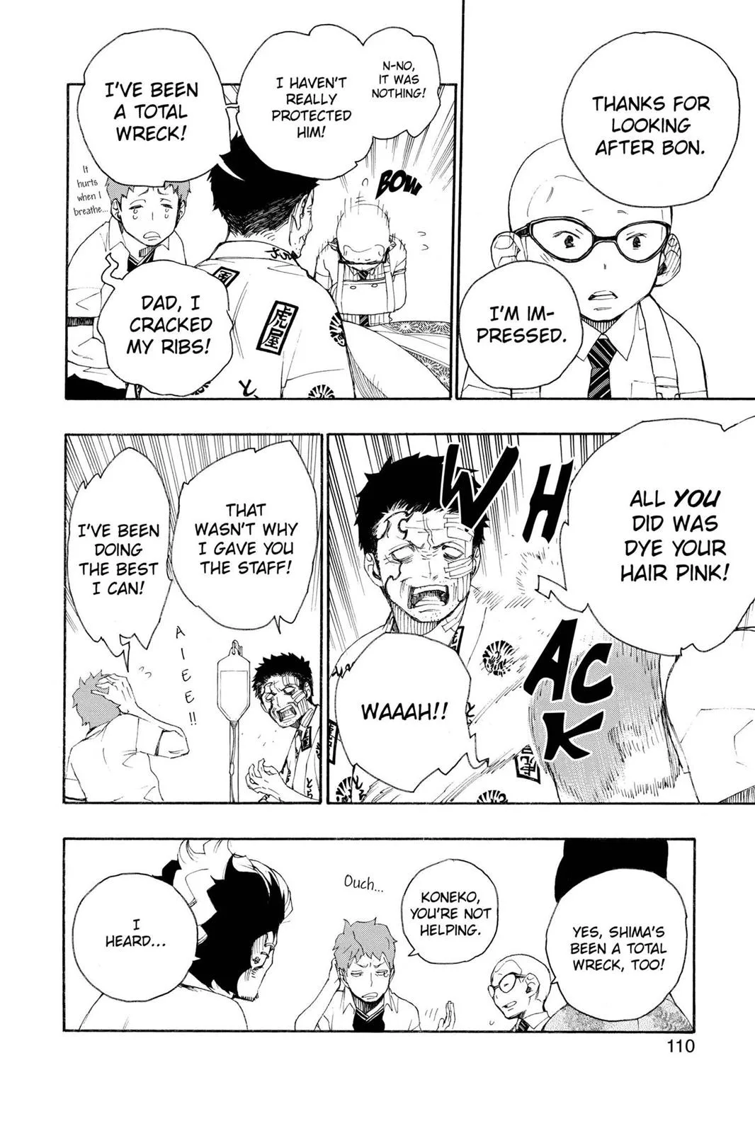 Blue Exorcist, chapter 18, page 10