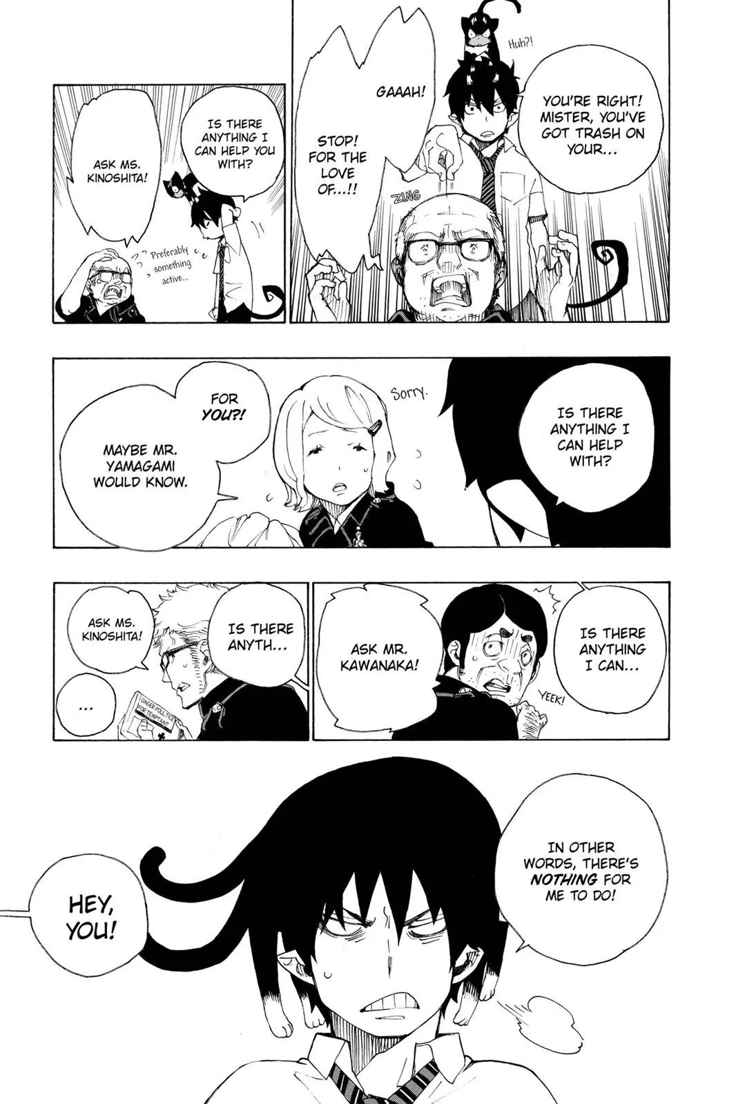 Blue Exorcist, chapter 18, page 15