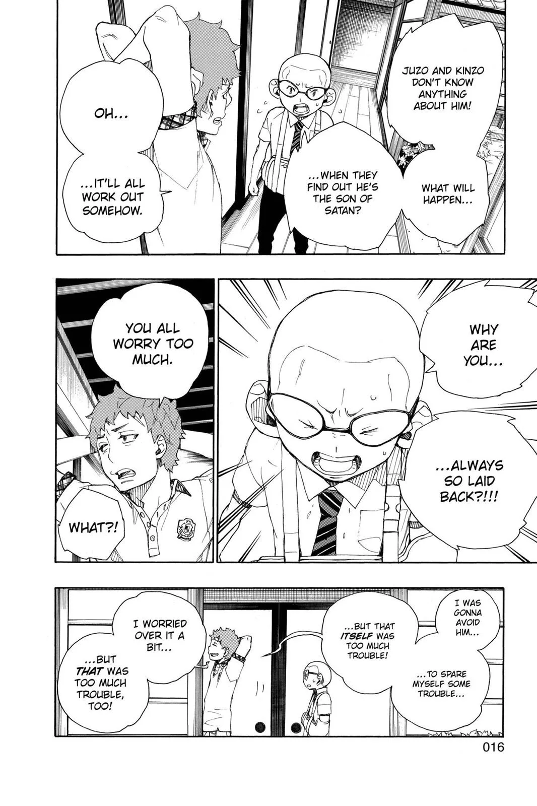 Blue Exorcist, chapter 20, page 17