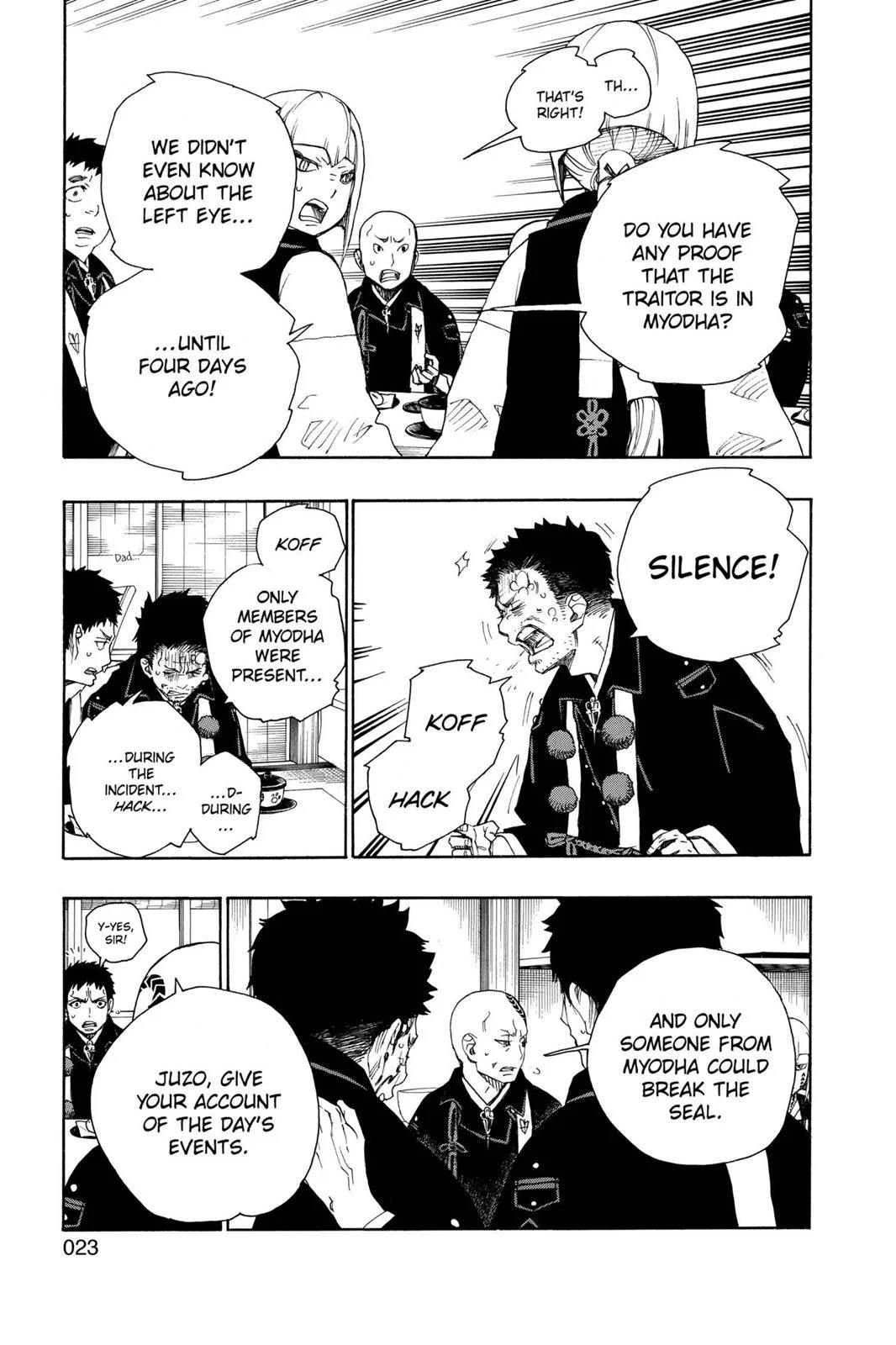 Blue Exorcist, chapter 20, page 23