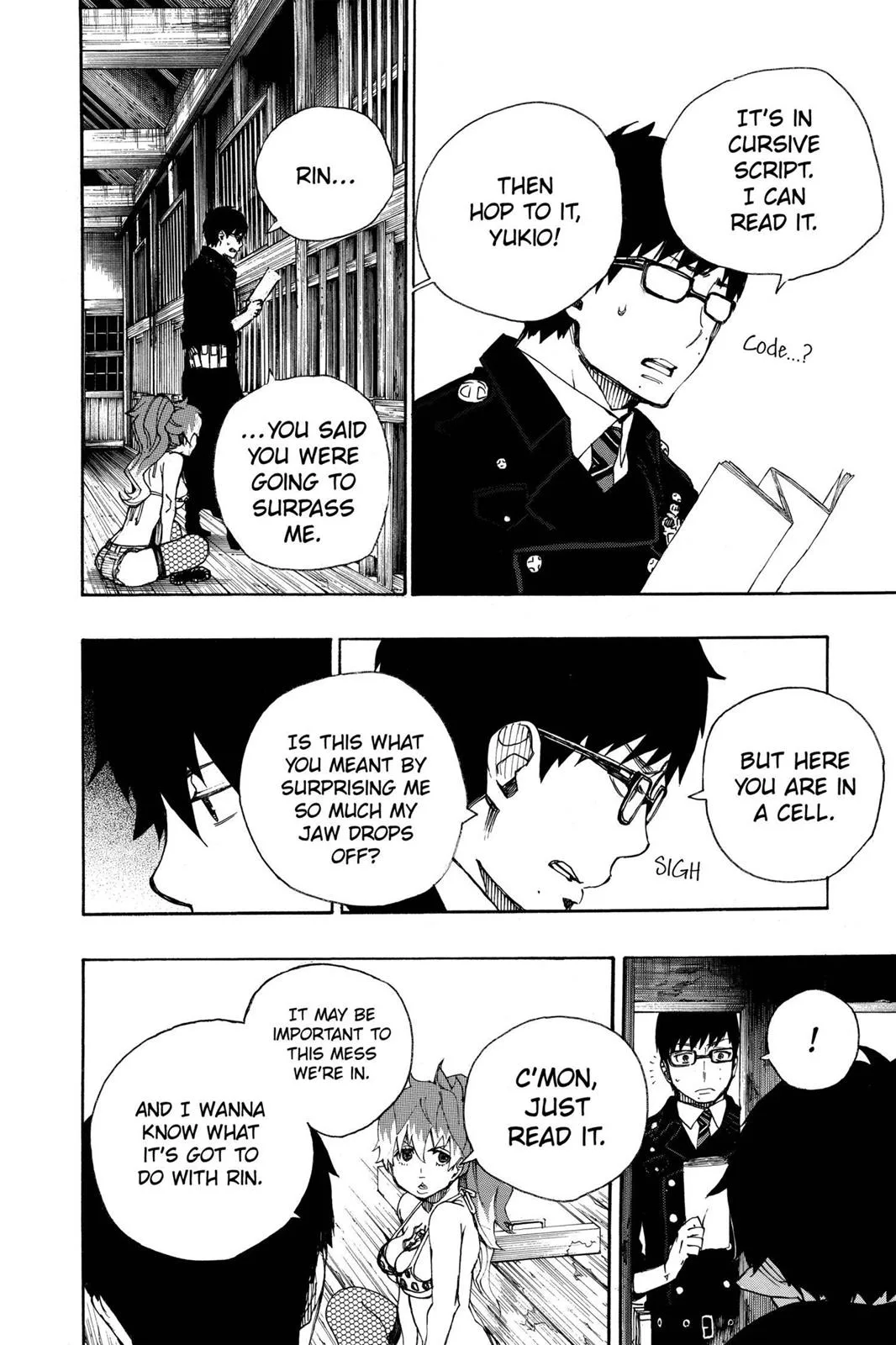 Blue Exorcist, chapter 23, page 14