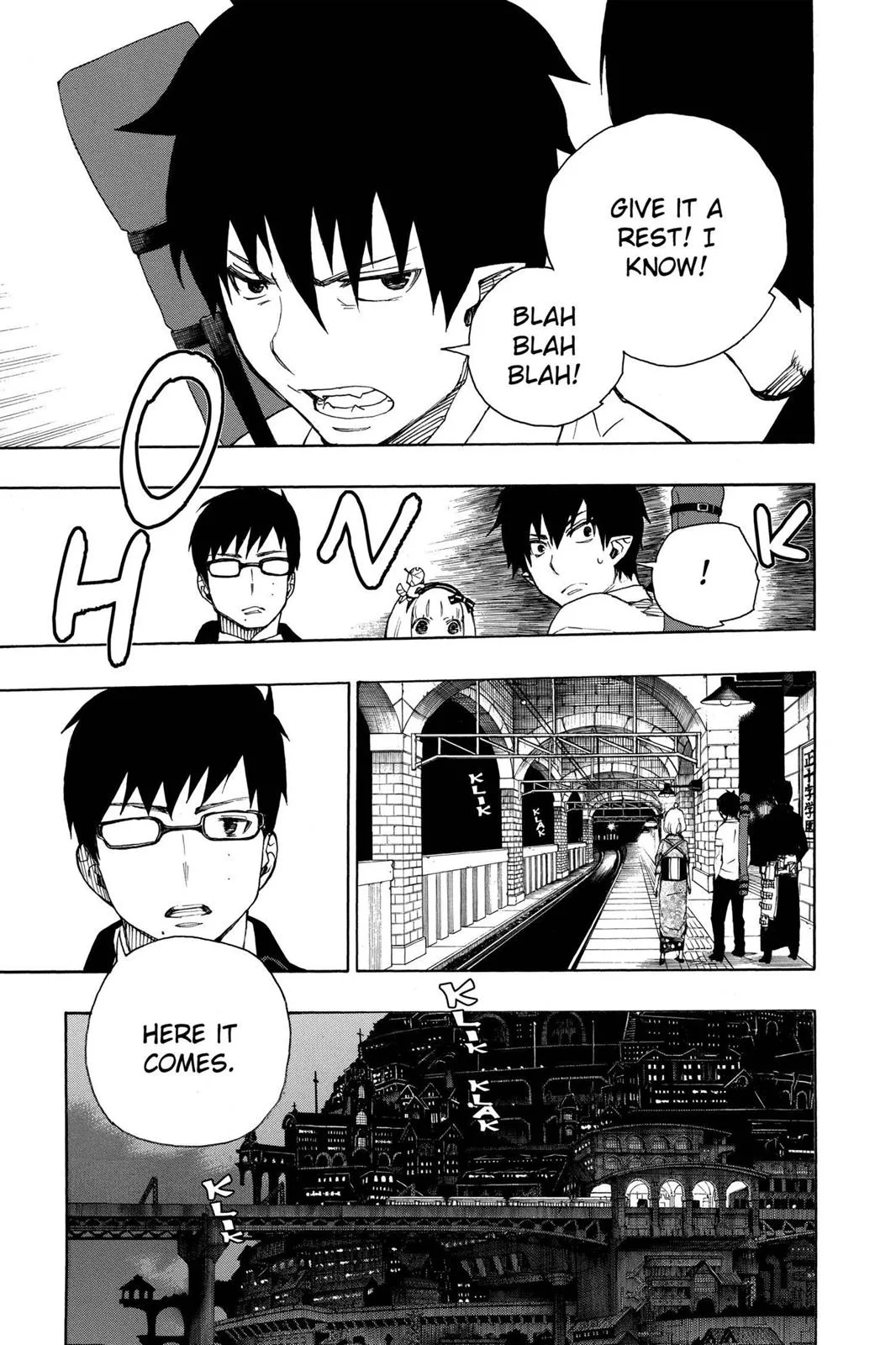 Blue Exorcist, chapter 23.5, page 11