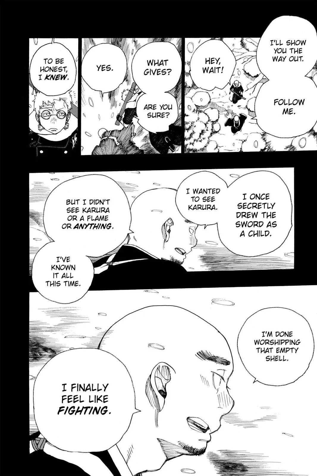 Blue Exorcist, chapter 24, page 36