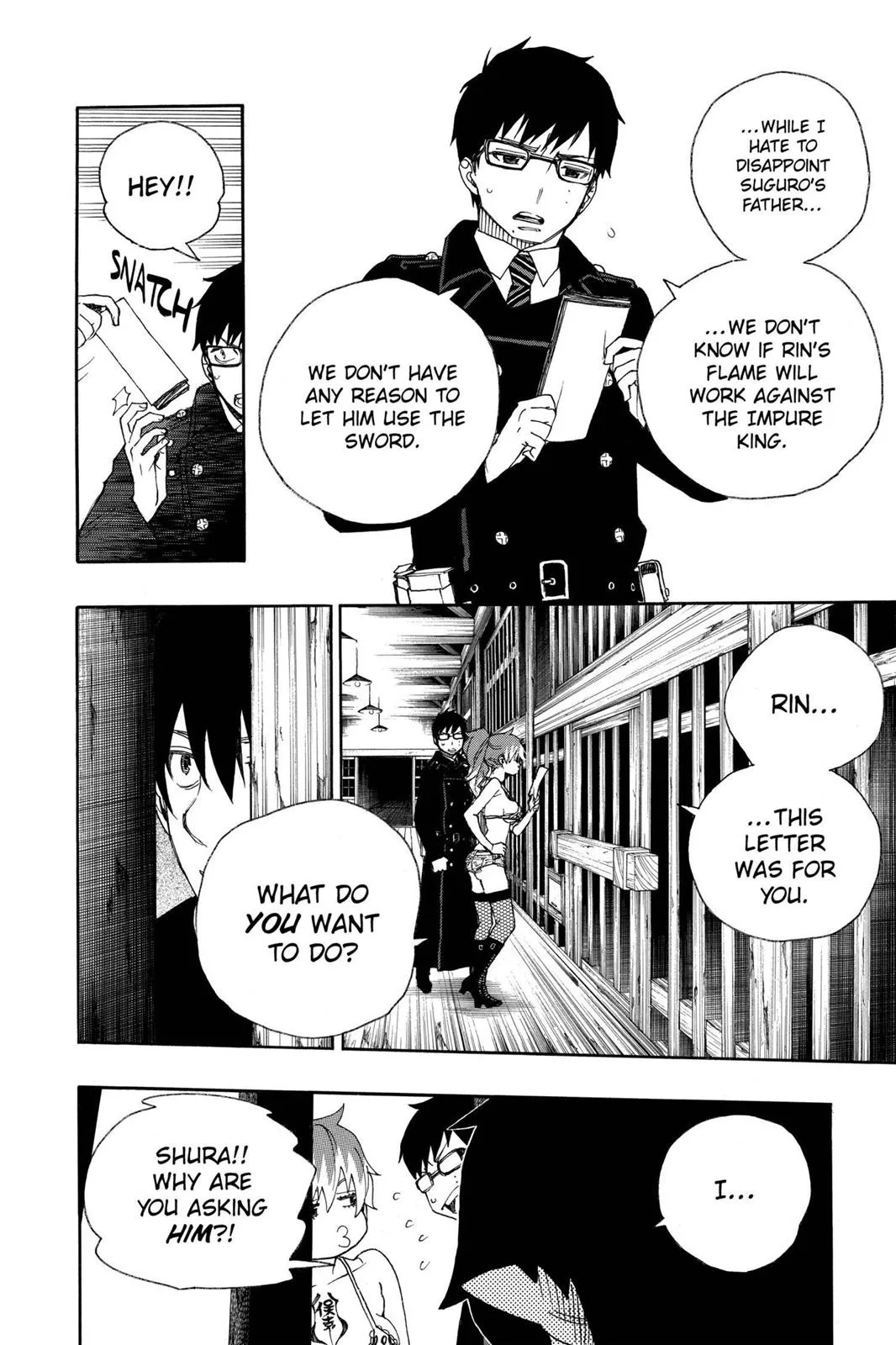 Blue Exorcist, chapter 25, page 31