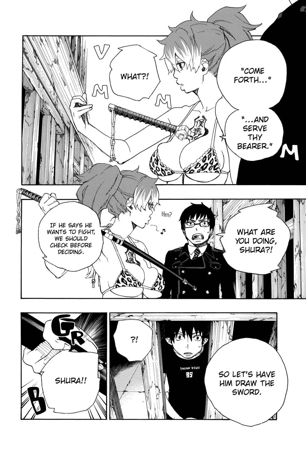 Blue Exorcist, chapter 25, page 33
