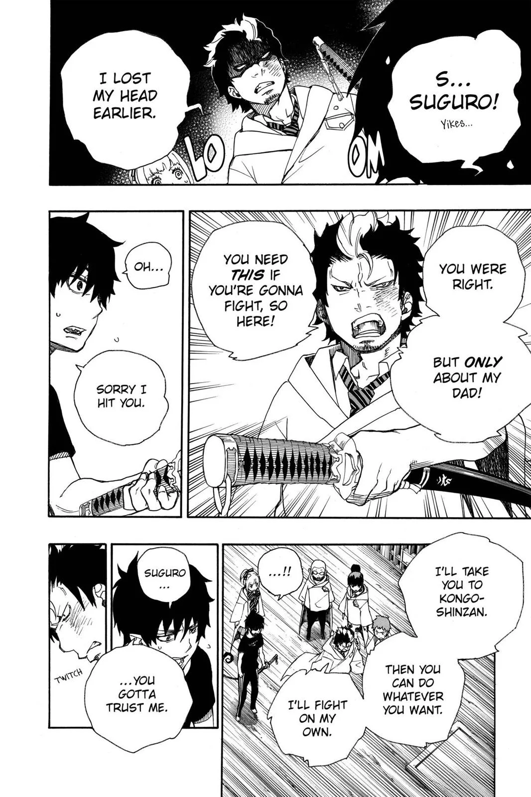 Blue Exorcist, chapter 26, page 36