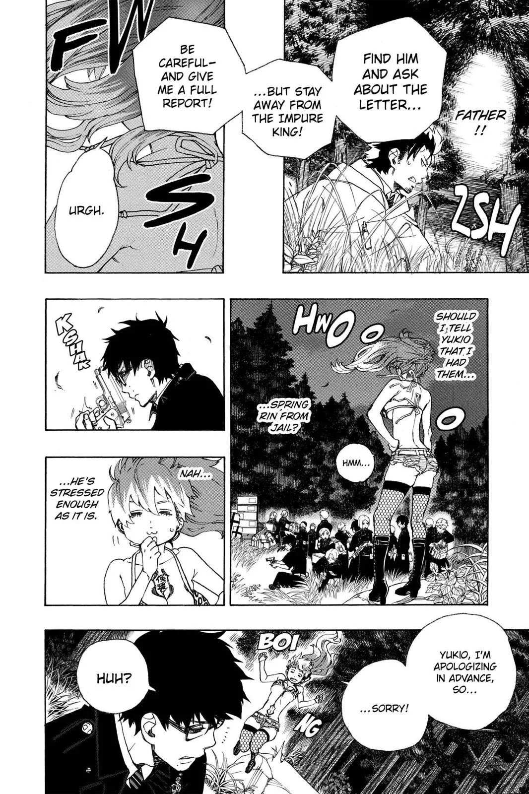 Blue Exorcist, chapter 27, page 4
