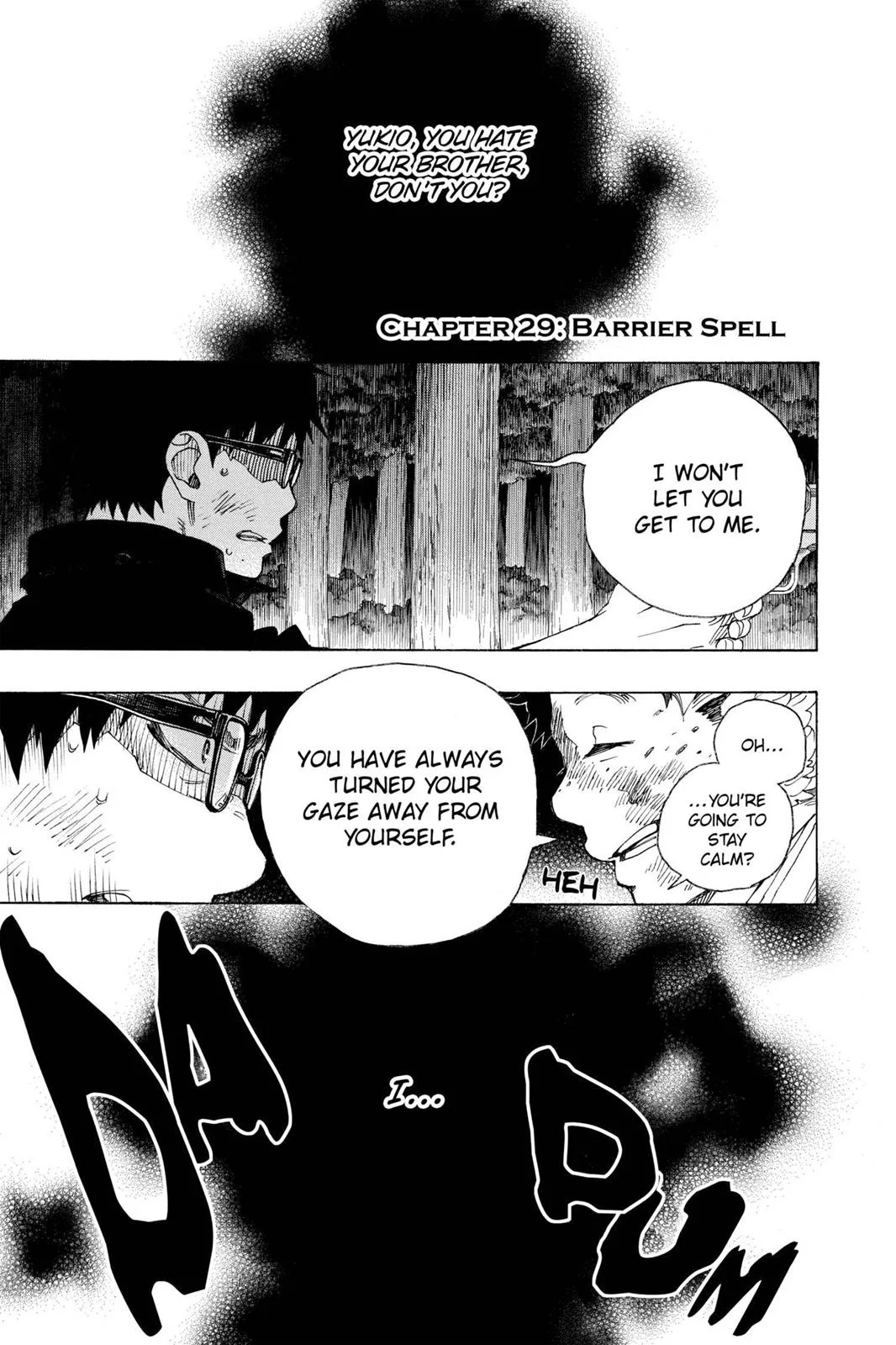 Blue Exorcist, chapter 29, page 1