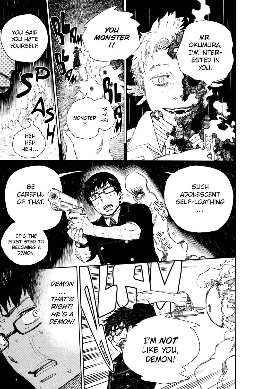 Blue Exorcist, chapter 32, page 33
