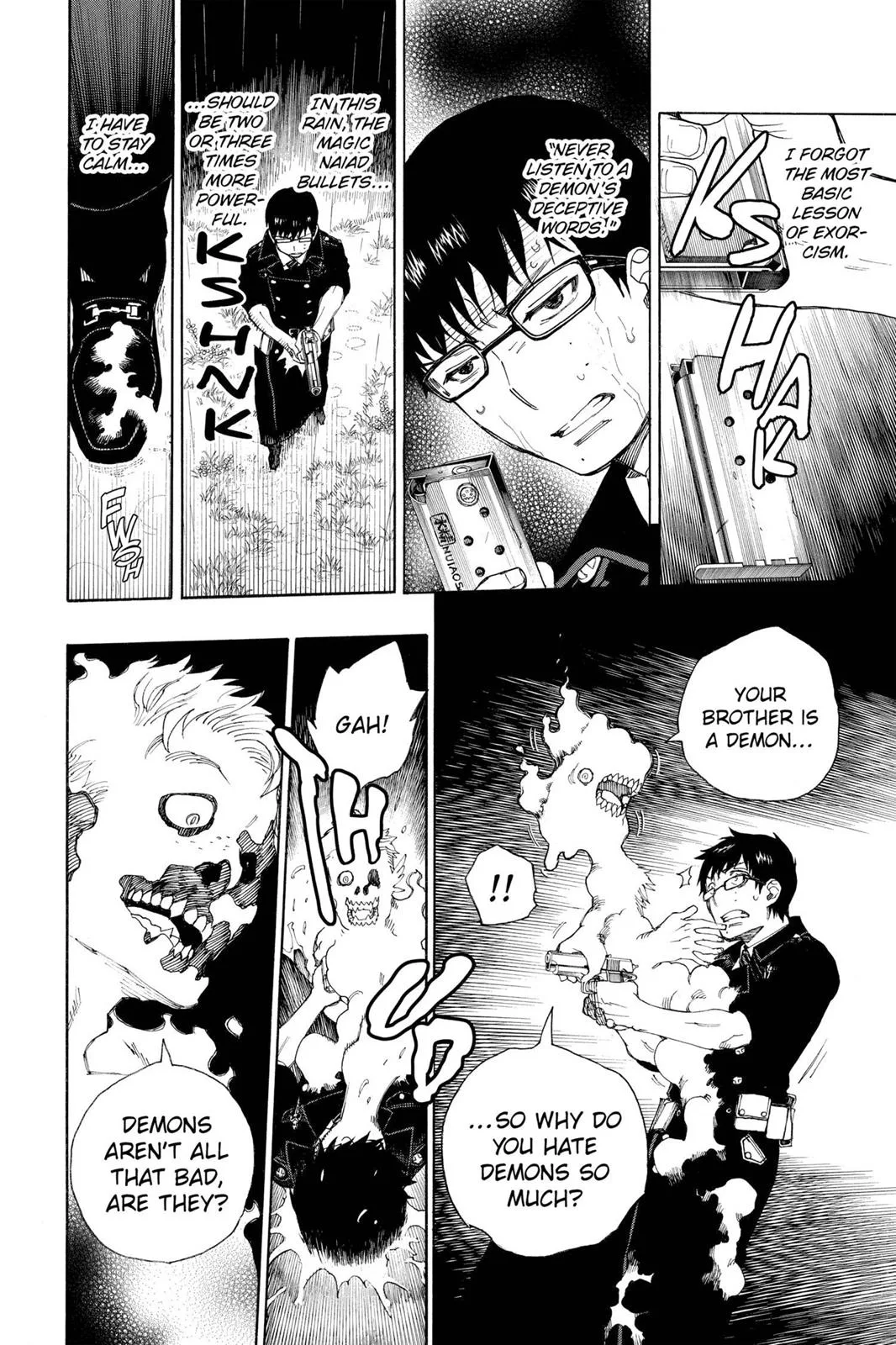 Blue Exorcist, chapter 32, page 34