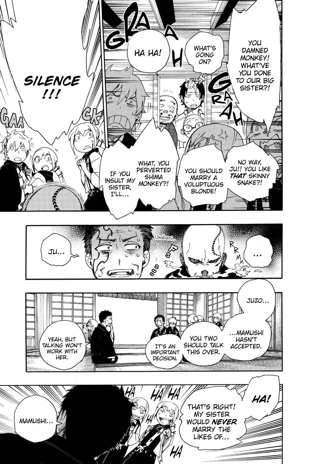 Blue Exorcist, chapter 34, page 25