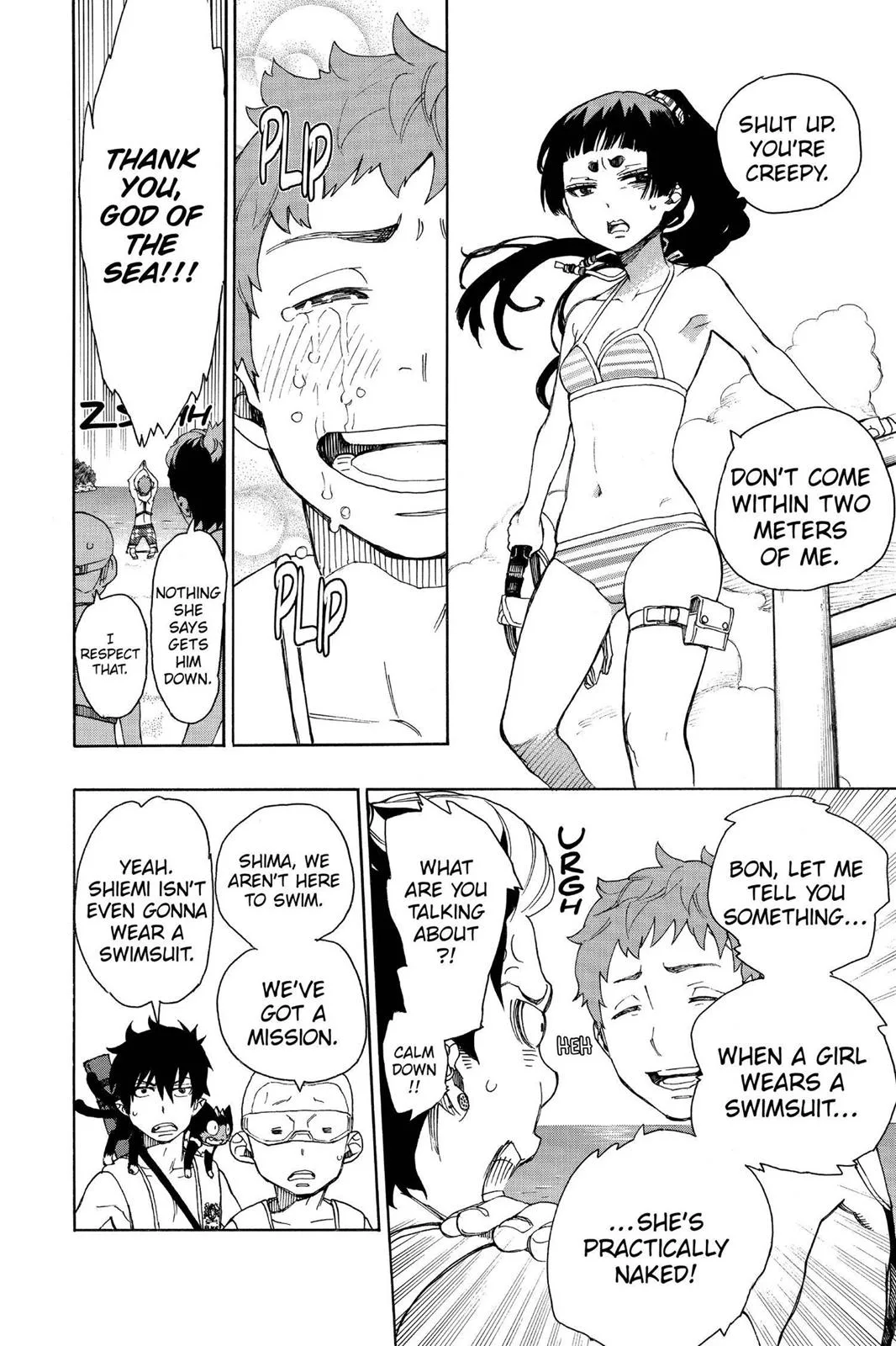 Blue Exorcist, chapter 35, page 10
