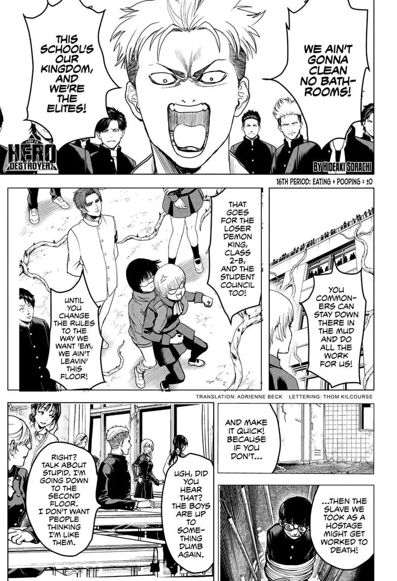 Class 2-B Hero Destroyerz, chapter 16, page 1