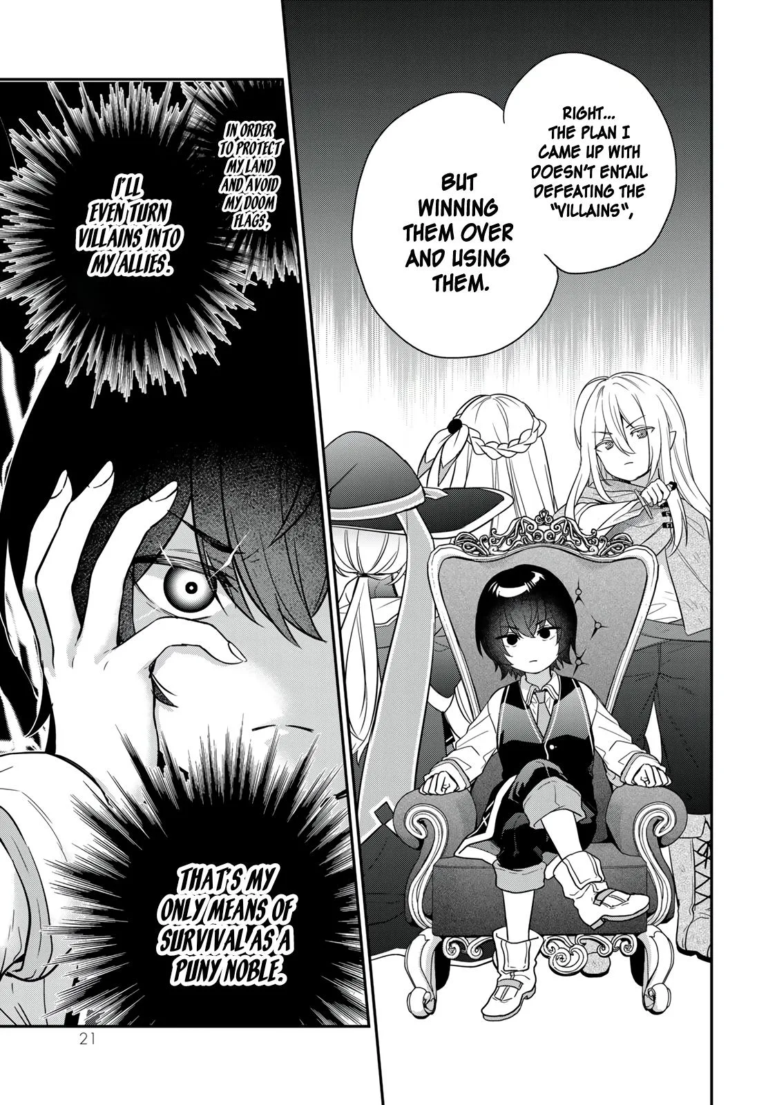 I Was Reincarnated as the Weakest Noble, So I Collected Some Villains., chapter 1, page 21