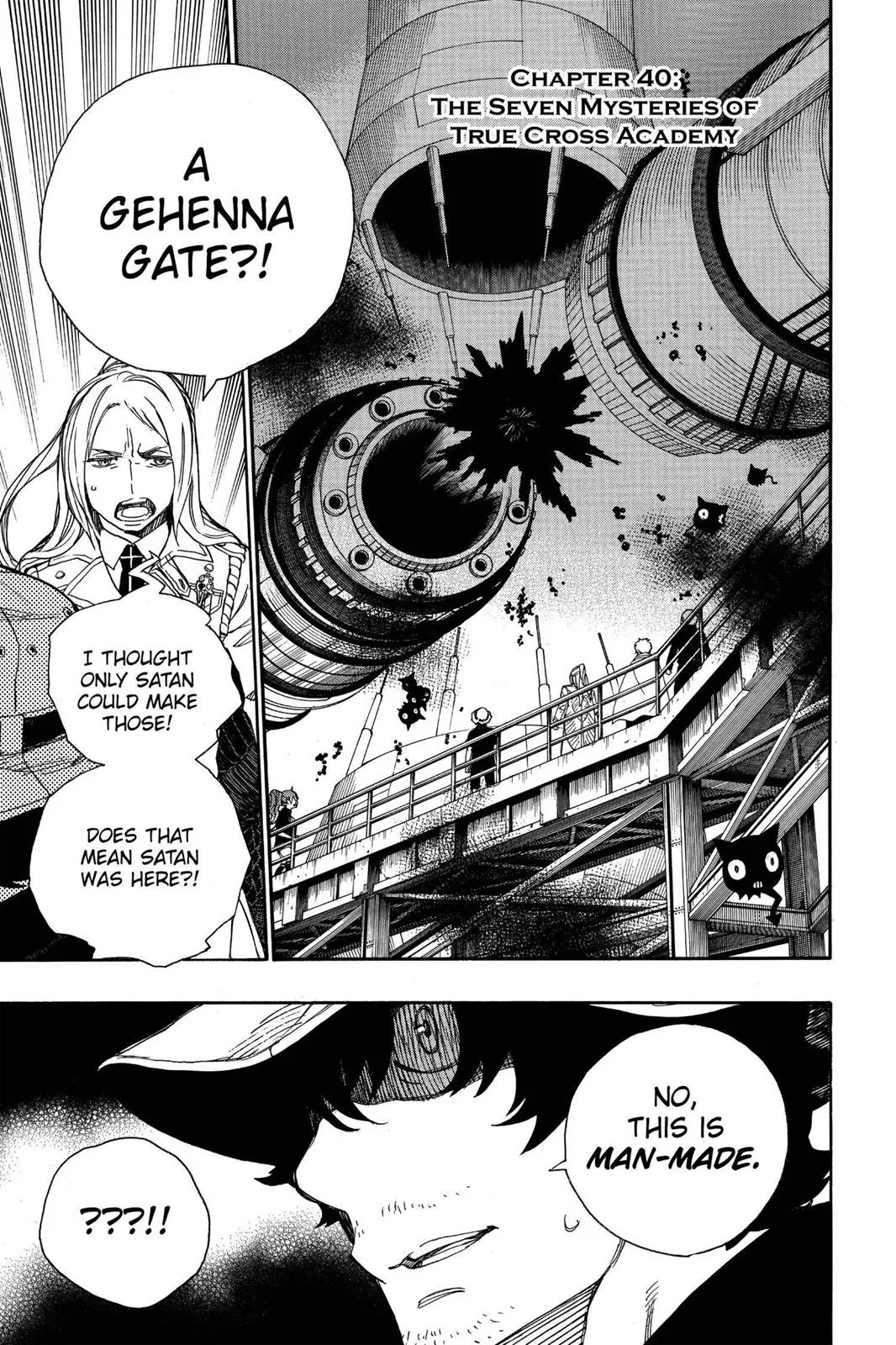 Blue Exorcist, chapter 40, page 1