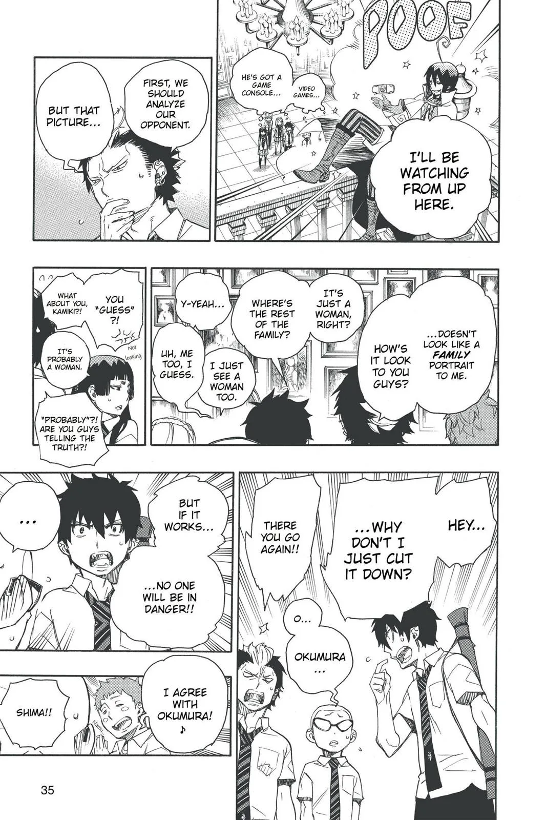 Blue Exorcist, chapter 43, page 9