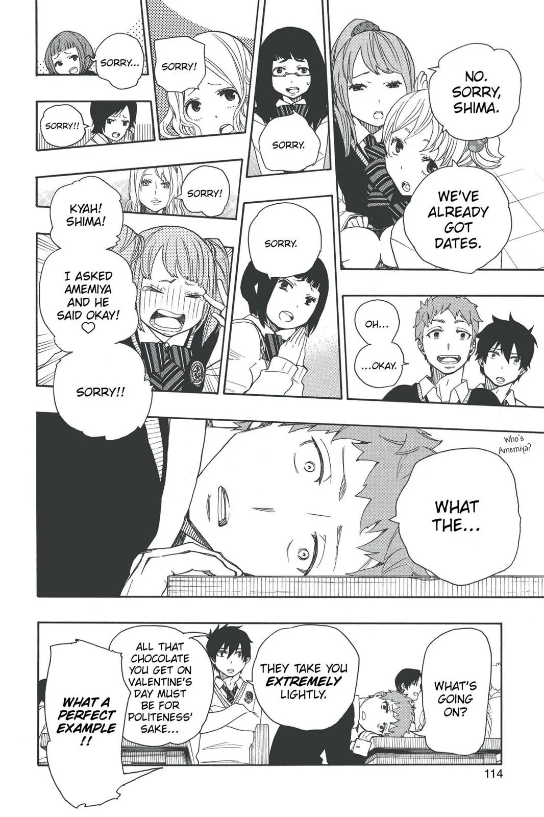 Blue Exorcist, chapter 45, page 16