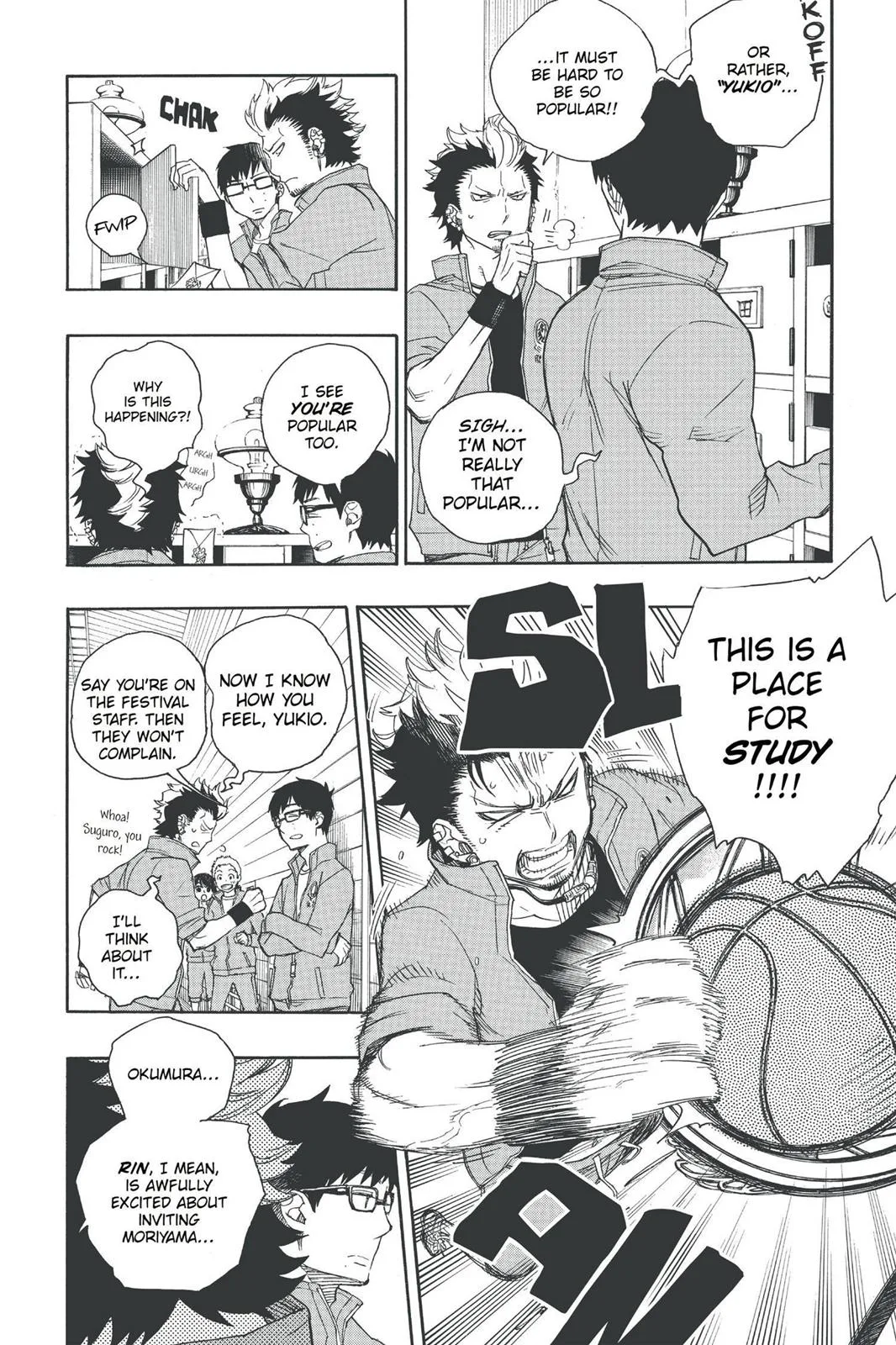 Blue Exorcist, chapter 46, page 2