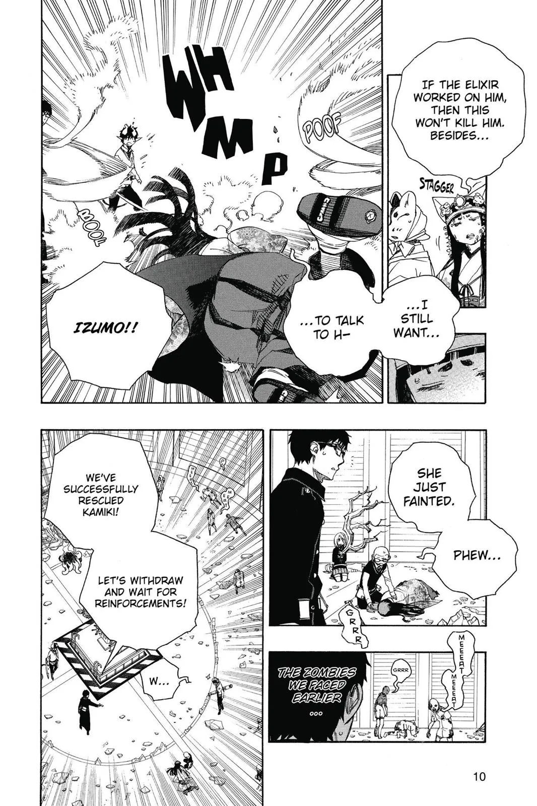 Blue Exorcist, chapter 63, page 10