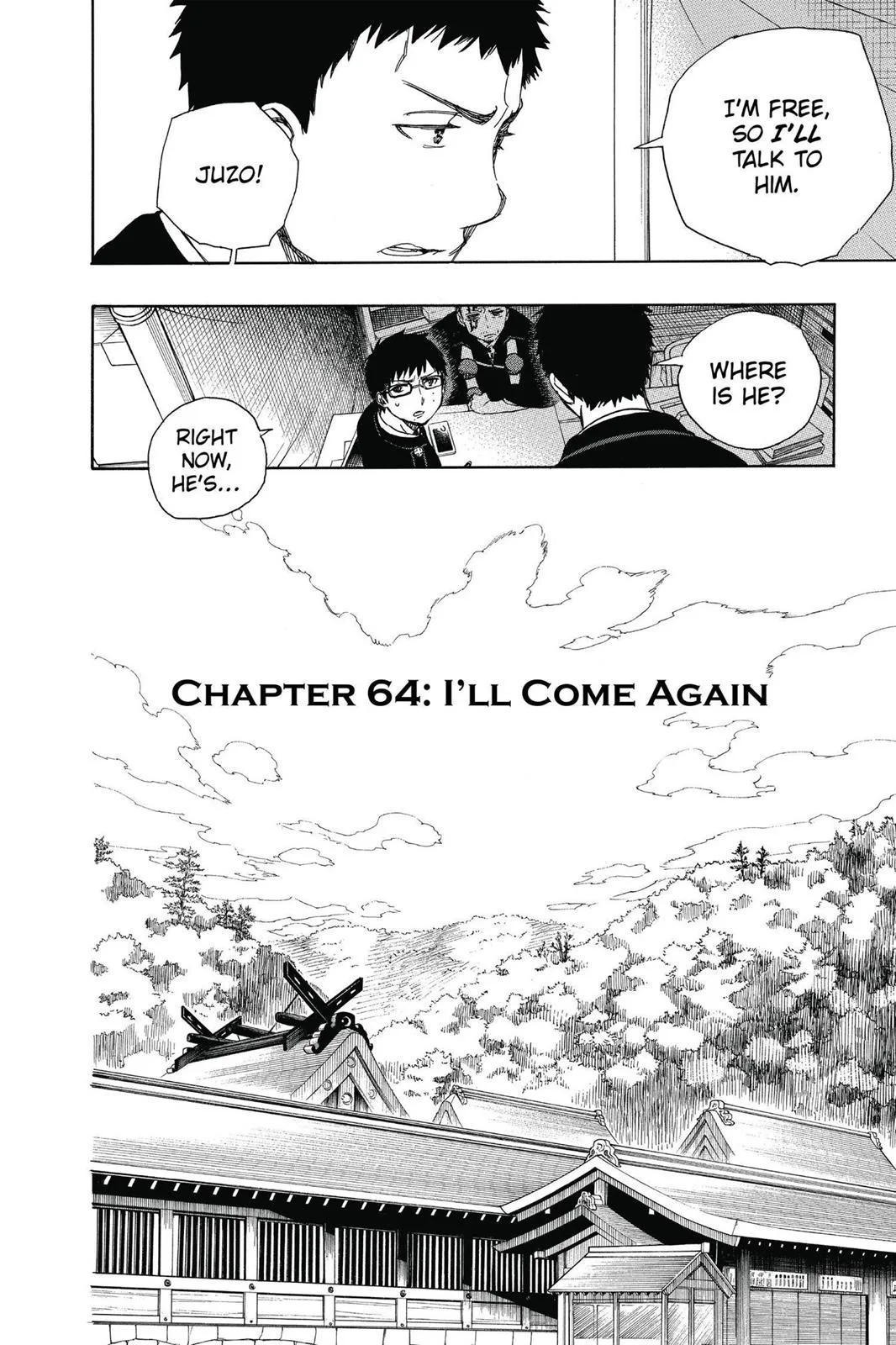Blue Exorcist, chapter 64, page 4