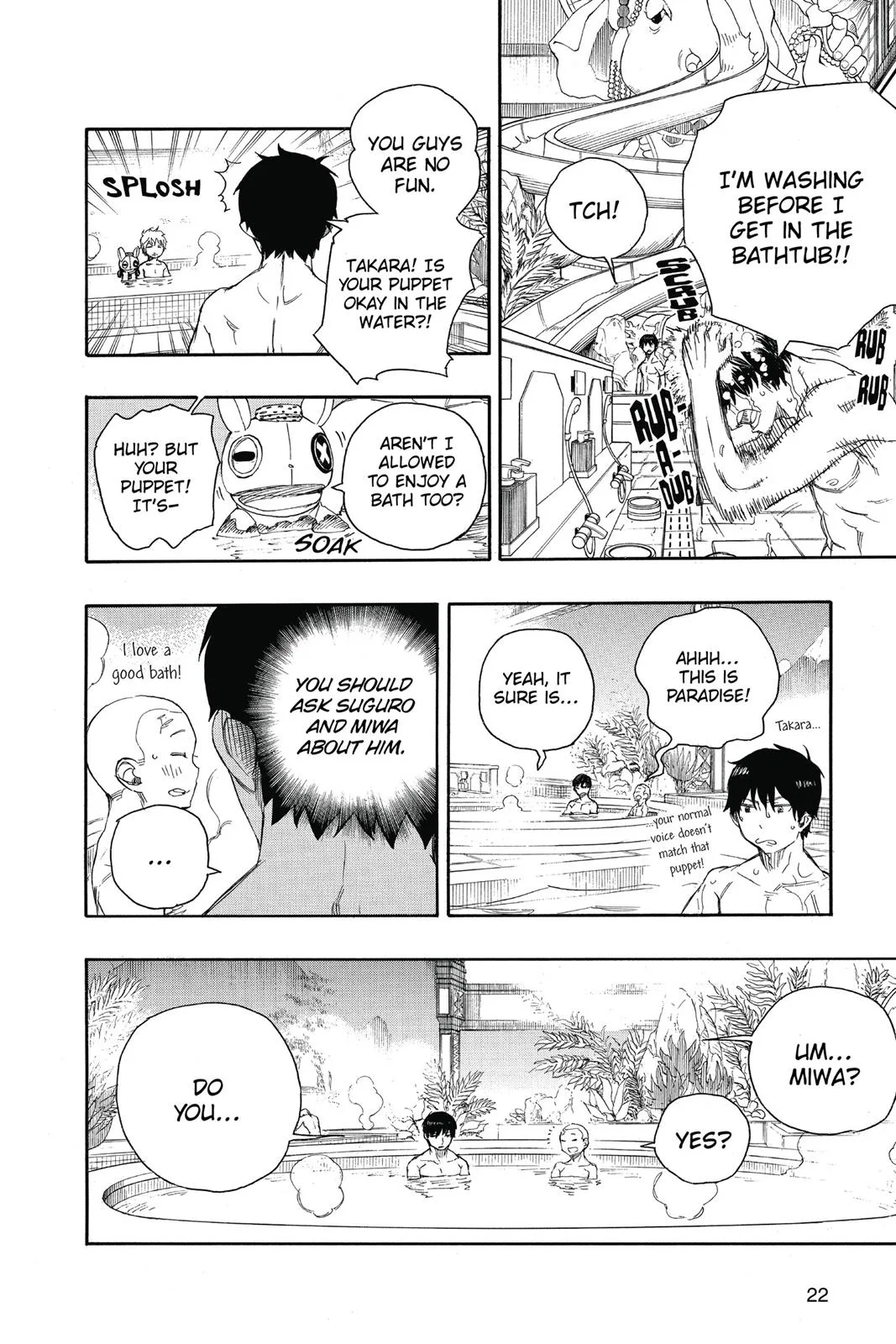Blue Exorcist, chapter 68, page 22