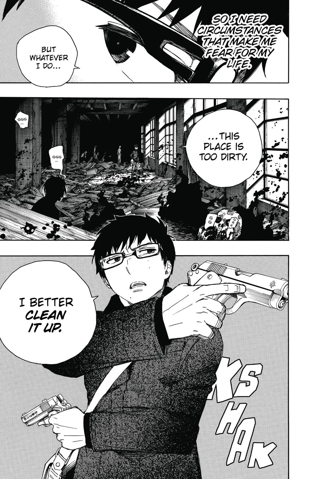Blue Exorcist, chapter 70, page 3